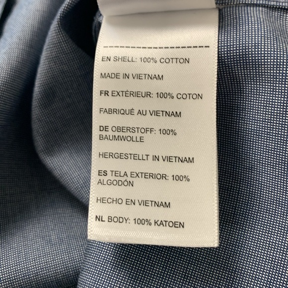 UNTUCKit NWOT Short Sleeve Button Down Shirt 100% Cotton Wrinkle Free - Picture 8 of 9